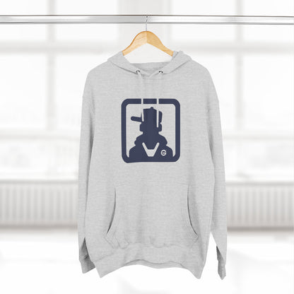 Minimalist Cowboy Silhouette Hoodie — Western Graphic Pullover