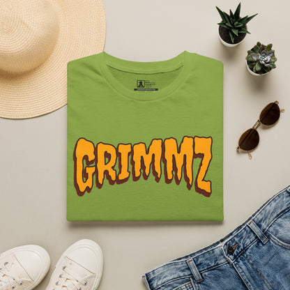 Grimmz Orange Drip Logo T-Shirt