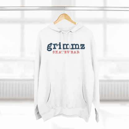 Grimmz Skatewear Fleece Hoodie — Vintage Skate Logo Pullover