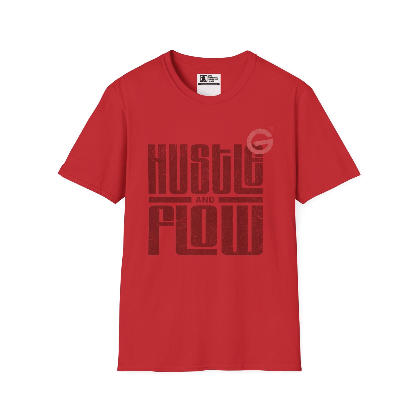 Hustle Flow Motivational Streetwear Tee