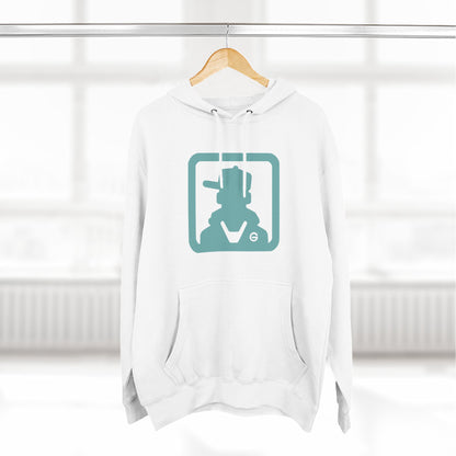 Three-Panel Fleece Hoodie