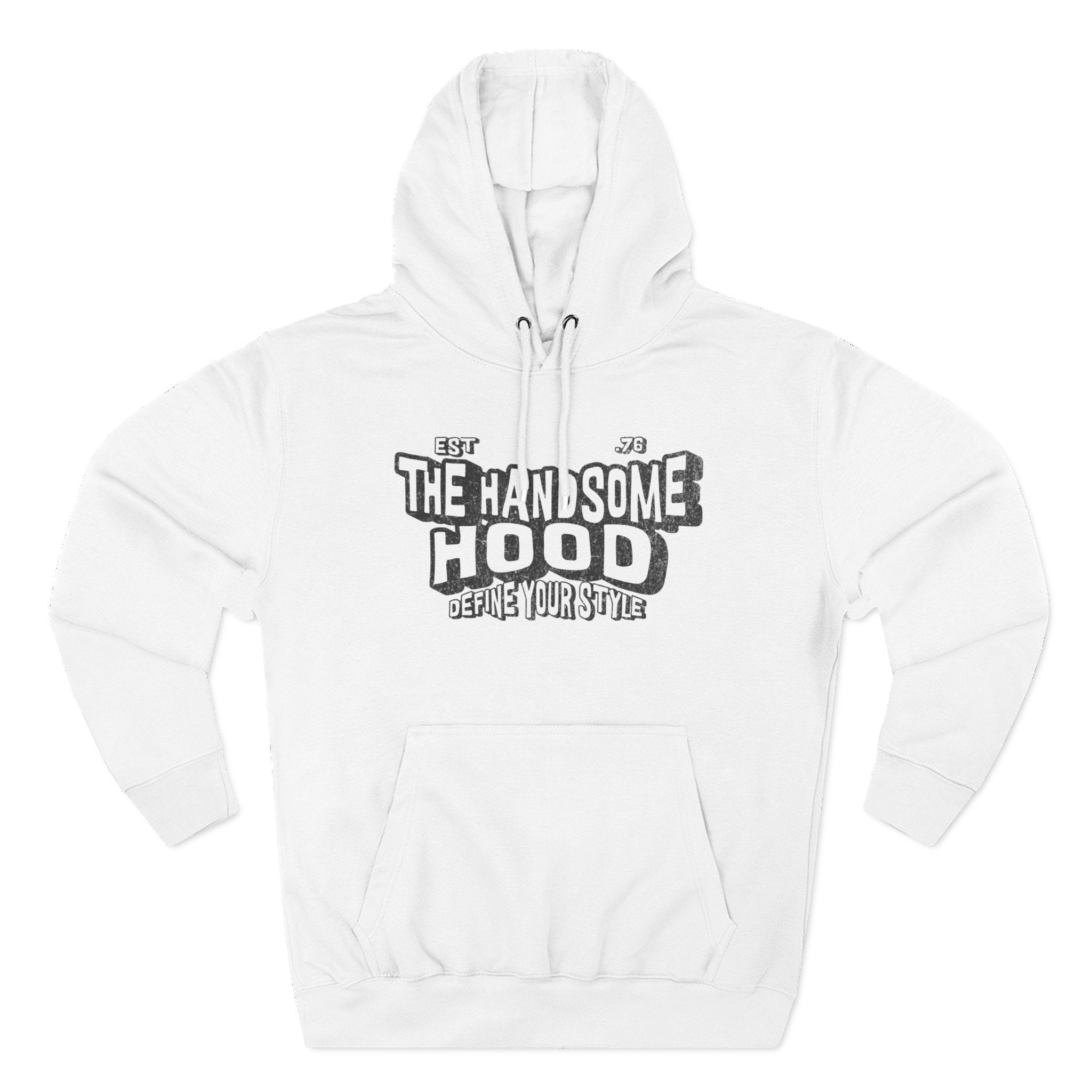 The Handsome Hood Hoodie – Retro Script Graphic Pullover