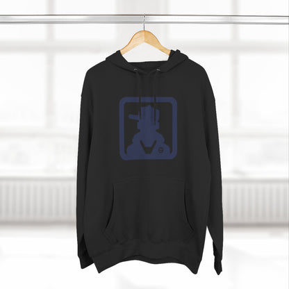Minimalist Cowboy Silhouette Hoodie — Western Graphic Pullover