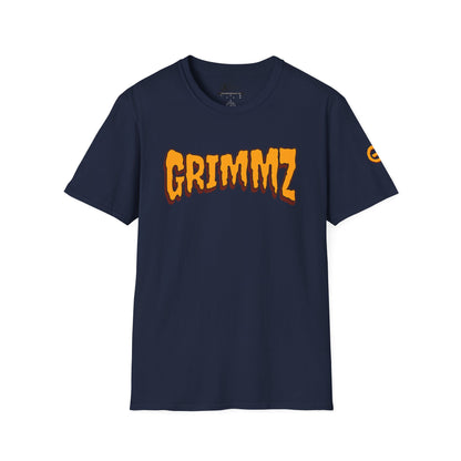 Grimmz Orange Drip Logo T-Shirt