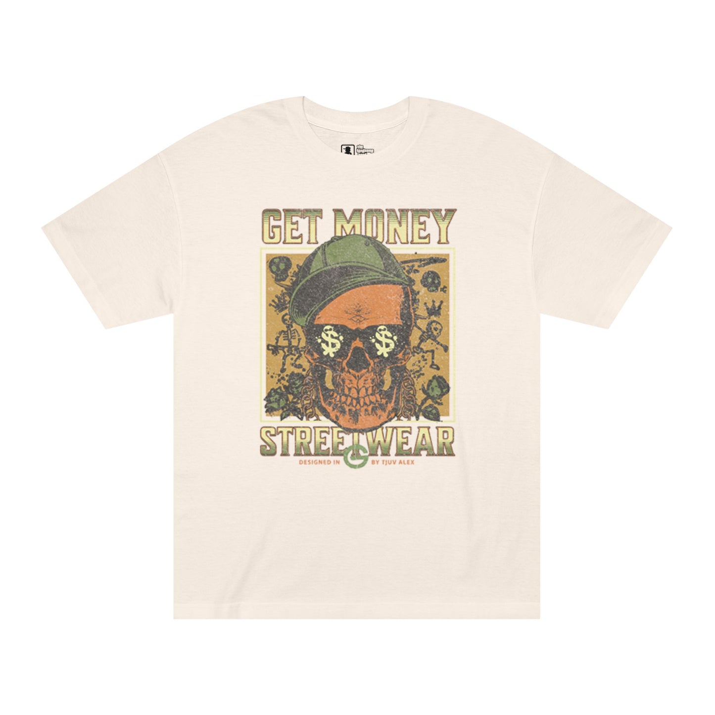Get Money Skull Graphic Tee