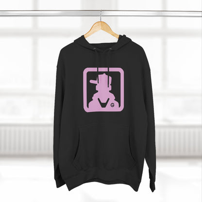Pastel Pink Cat Hoodie