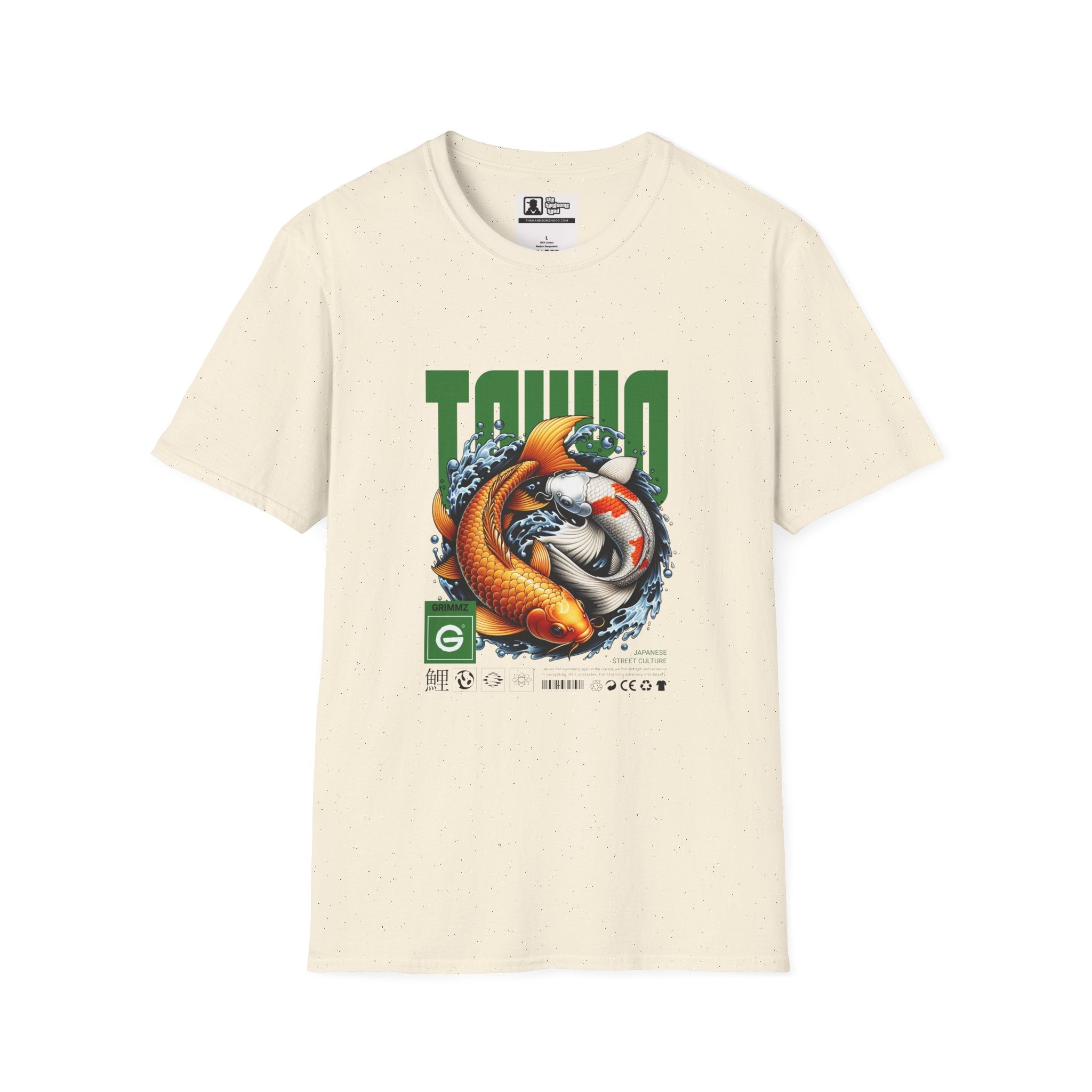 Koi Fish Tokyo Graphic T-Shirt – Japanese Wave Art Tee