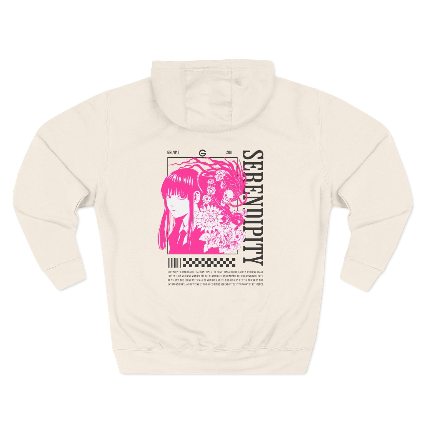 Serendipity Pink Anime Hoodie