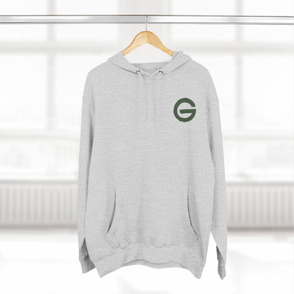Minimalist Green 'G' Logo Hoodie