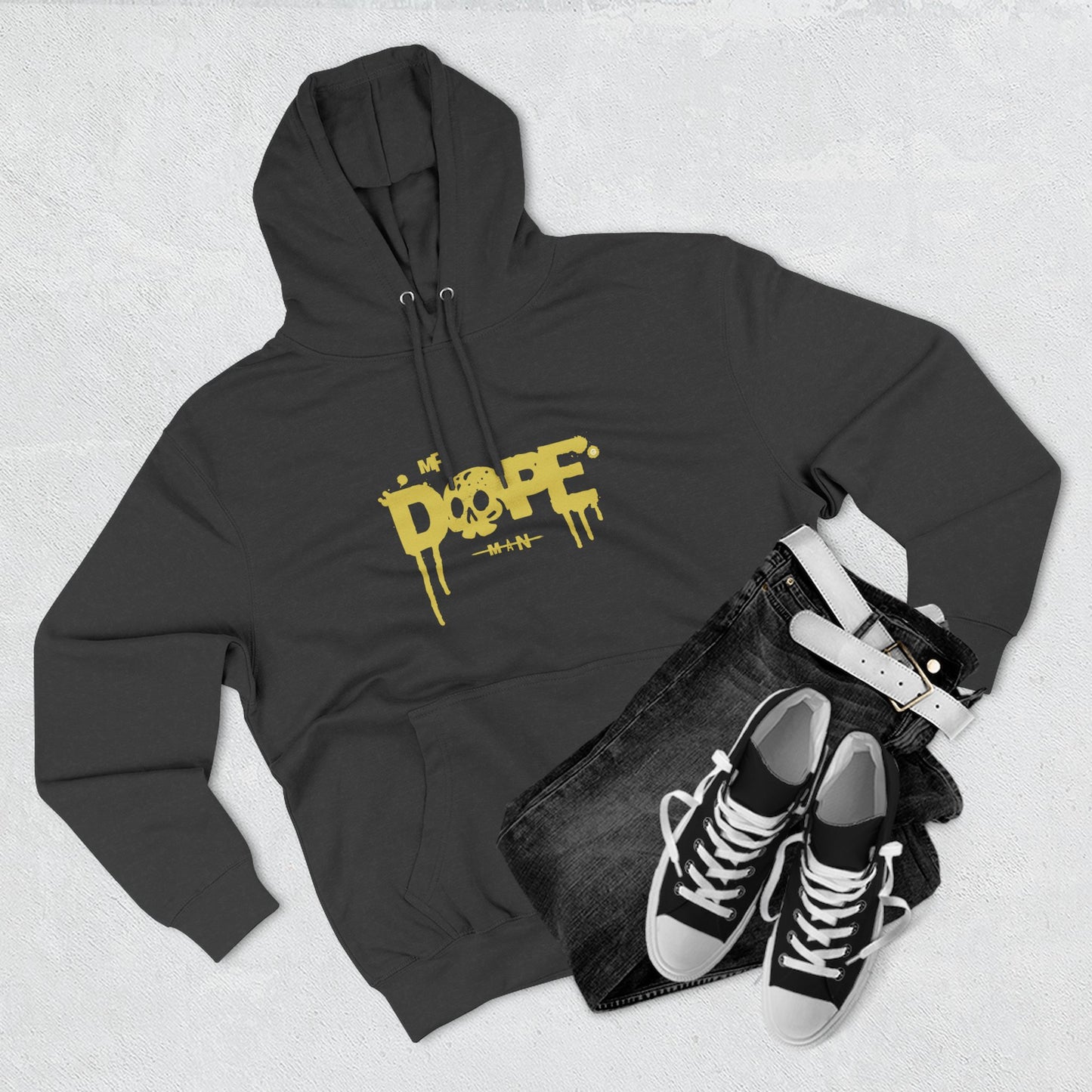 Dope Skull Graffiti Hoodie Urban Streetwear