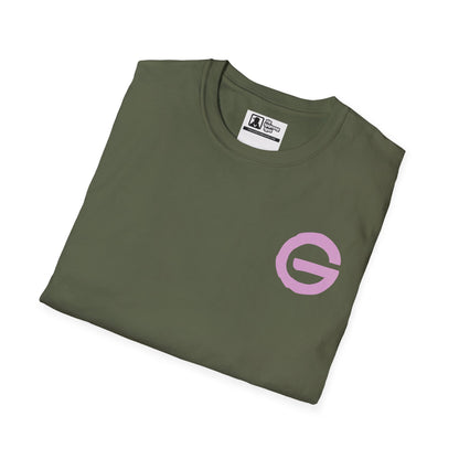 T-Shirt — Minimal Pink 'G' Logo Tee