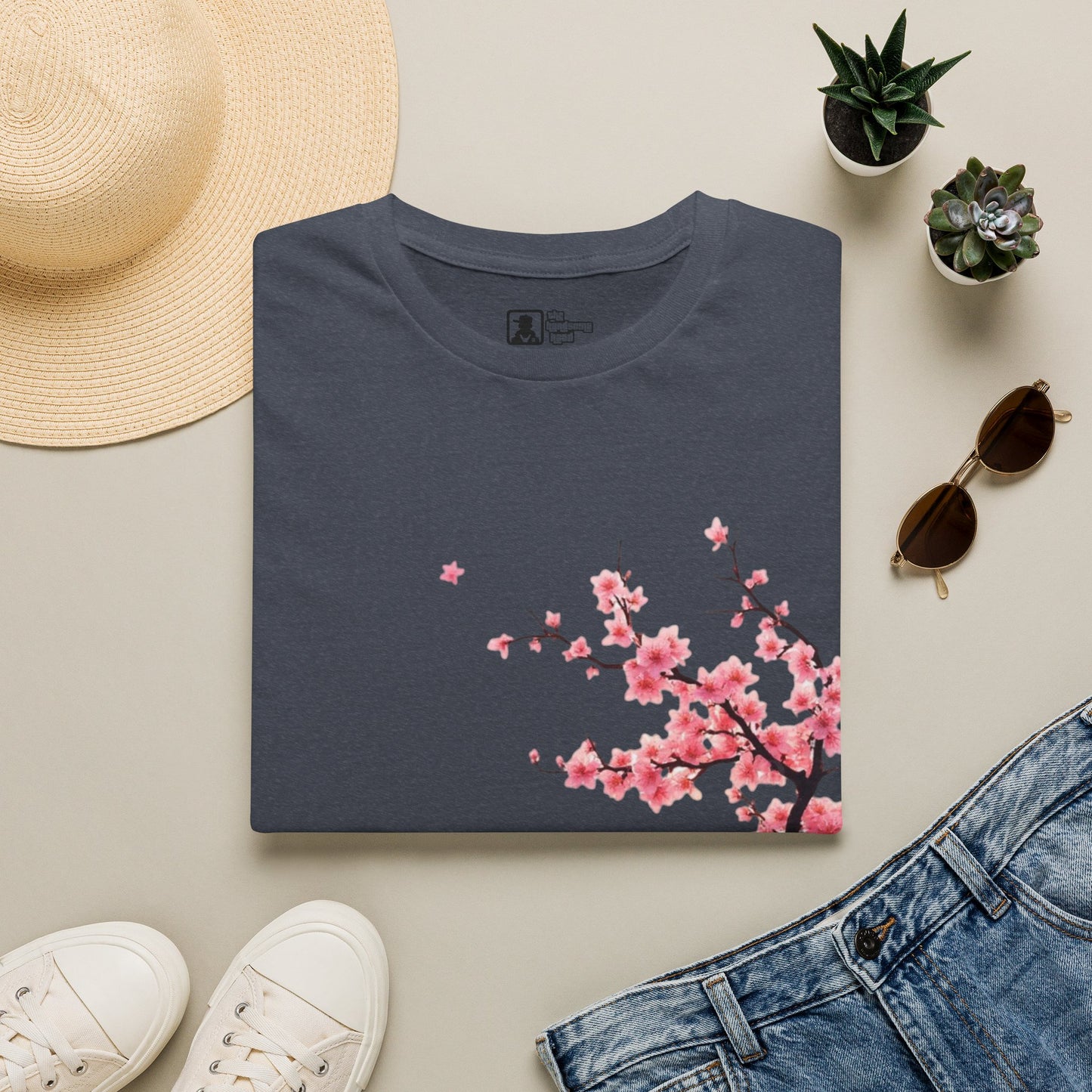 Cherry Blossom T-Shirt — Pink Sakura Floral Tee