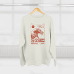 Wave Crewneck Sweatshirt — Hokkaido Wave Graphic