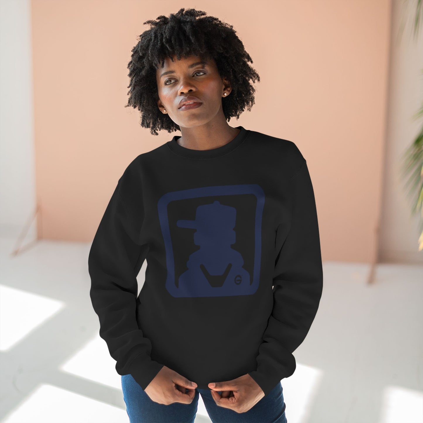 Silhouette Coach Logo Sweatshirt