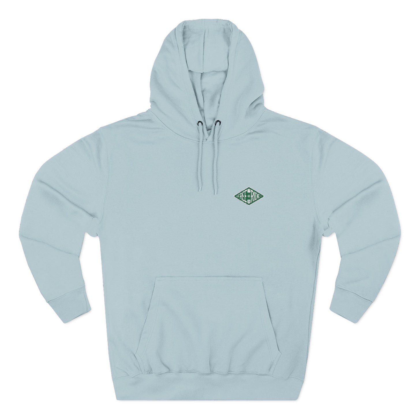Minimal Green Diamond Logo Hoodie