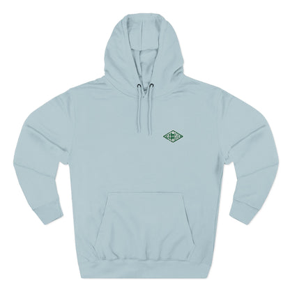 Minimal Green Diamond Logo Hoodie