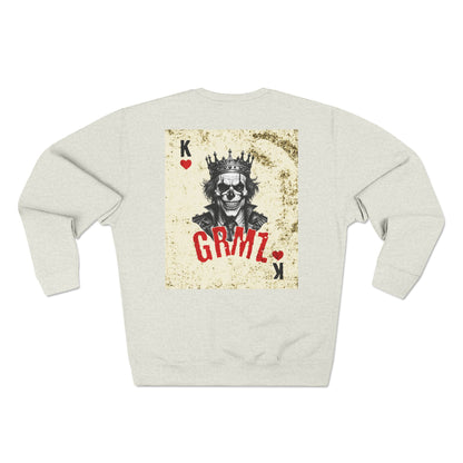 GRMZ Playing Card Skull Crewneck