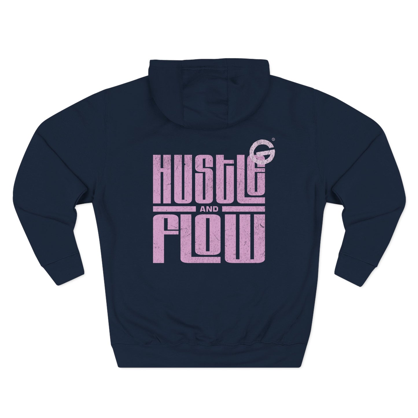 Hustle Flow Pink Graphic Hoodie