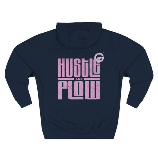 Hustle Flow Pink Graphic Hoodie