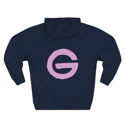 Minimalist Pink G Logo Hoodie
