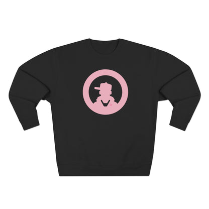 Pink Silhouette Crewneck Sweatshirt