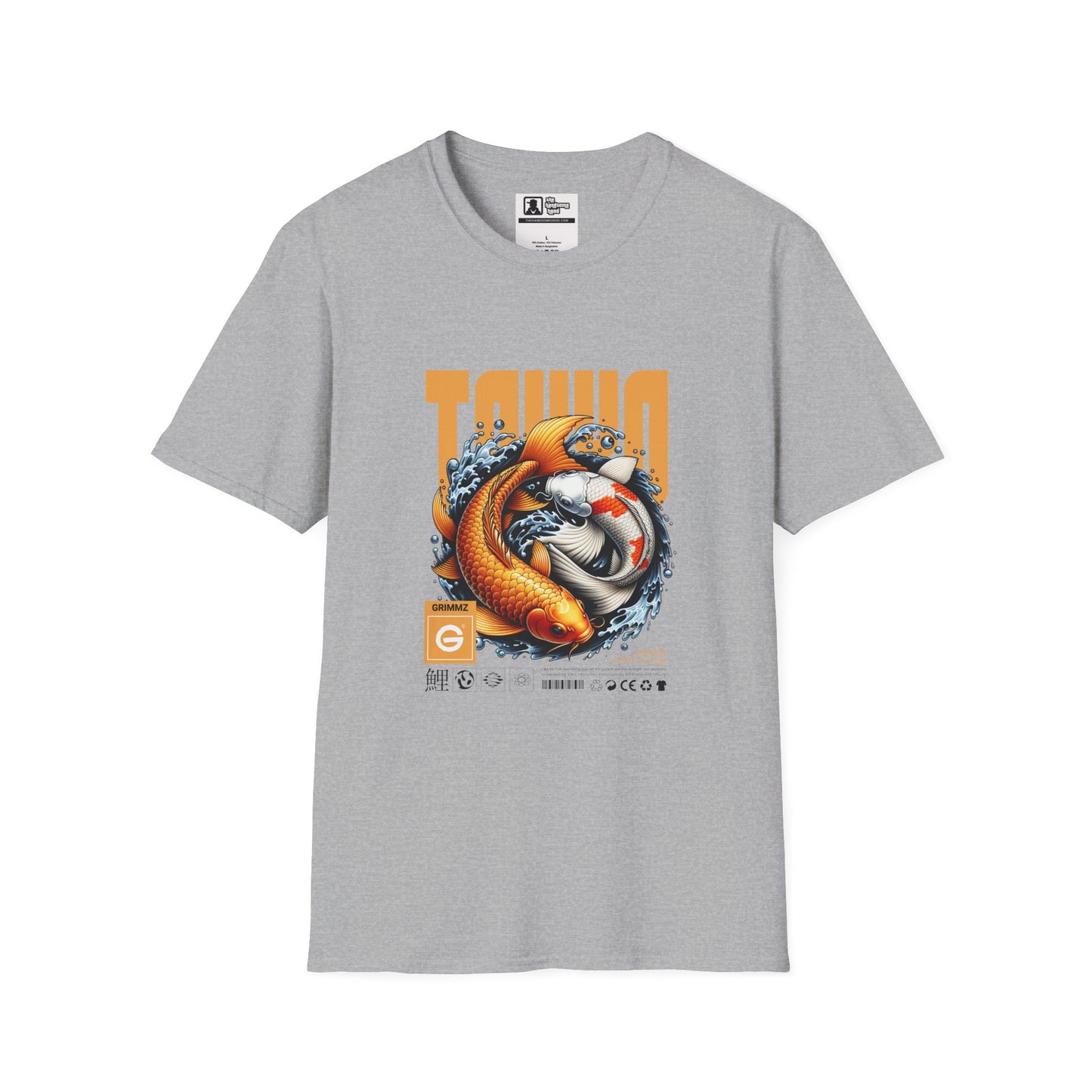 Tokyo Koi Graphic T-Shirt — Retro Japanese Fish Design
