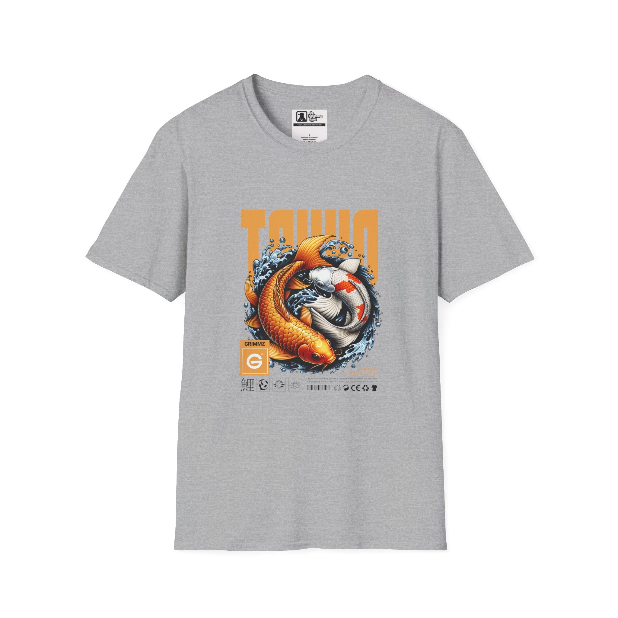 Tokyo Koi Graphic T-Shirt — Retro Japanese Fish Design