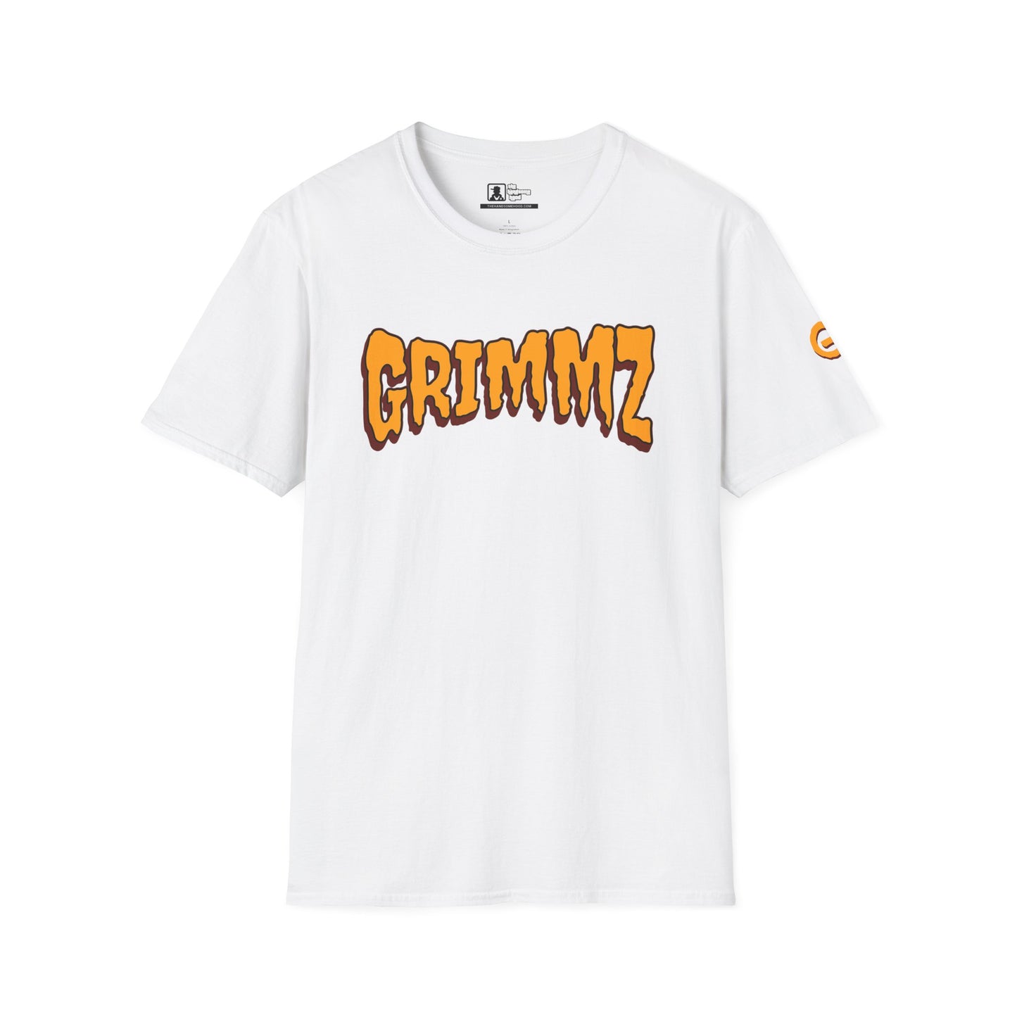 Grimmz Orange Drip Logo T-Shirt