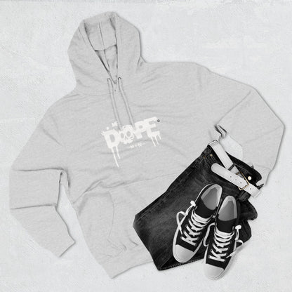 Classic White Three-Panel Hoodie