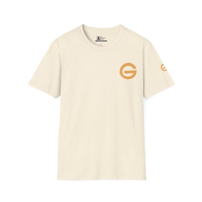 Minimal Gold 'G' Logo T-Shirt — Casual Branded Chest Emblem Tee