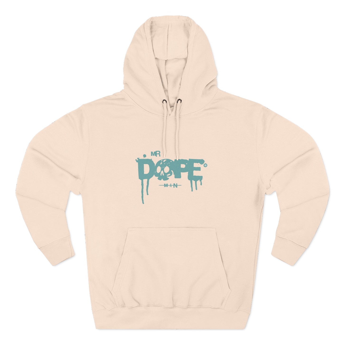 Dope Skull Fleece Hoodie Graphic Streetwear