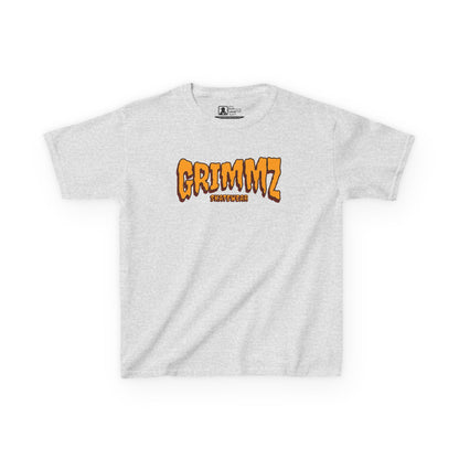 Kids Tee — GRIMMZ Orange Logo Graphic Shirt