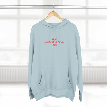 Red Brushstroke G Logo Hoodie