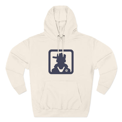 Minimalist Cowboy Silhouette Hoodie — Western Graphic Pullover