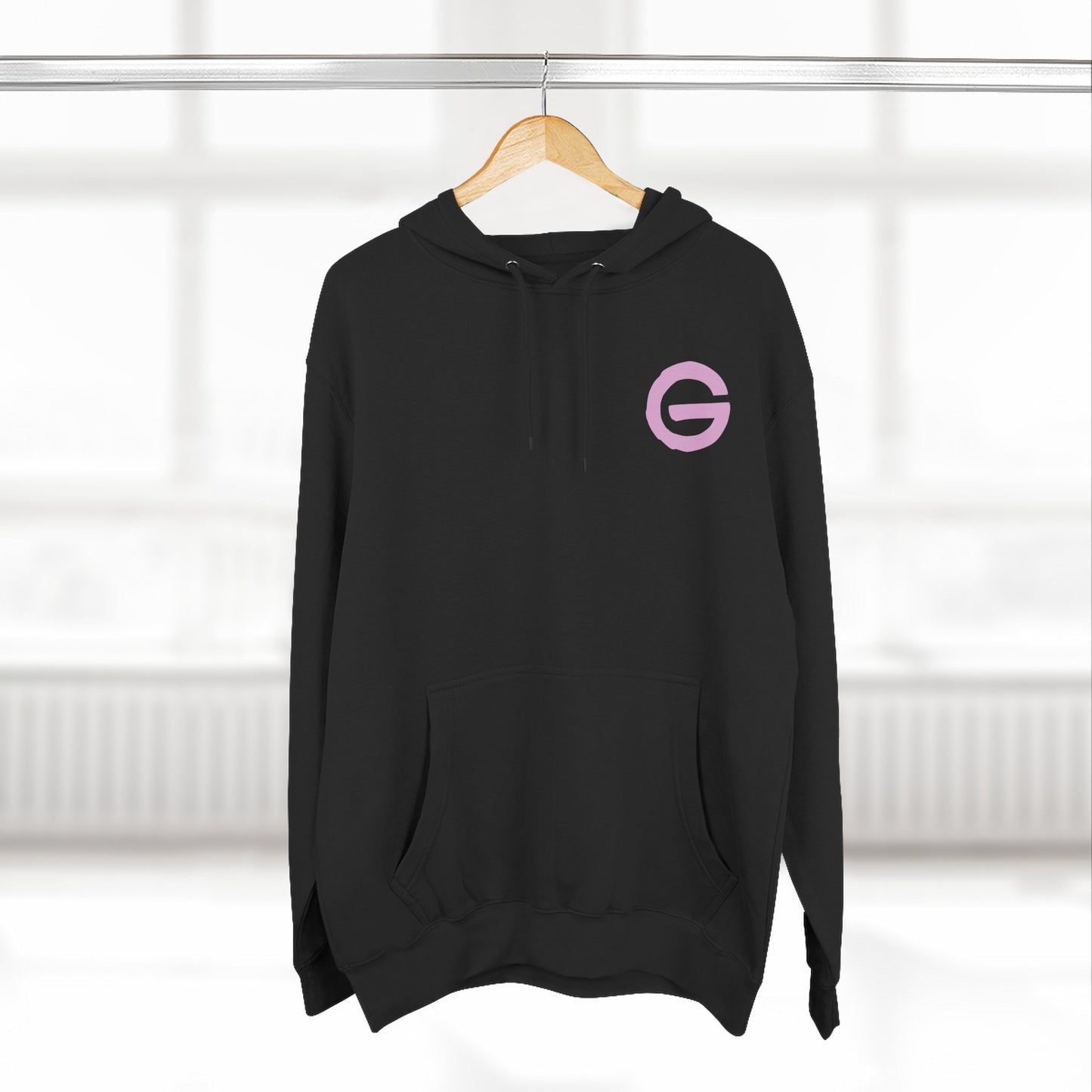 Minimalist Pink G Logo Hoodie