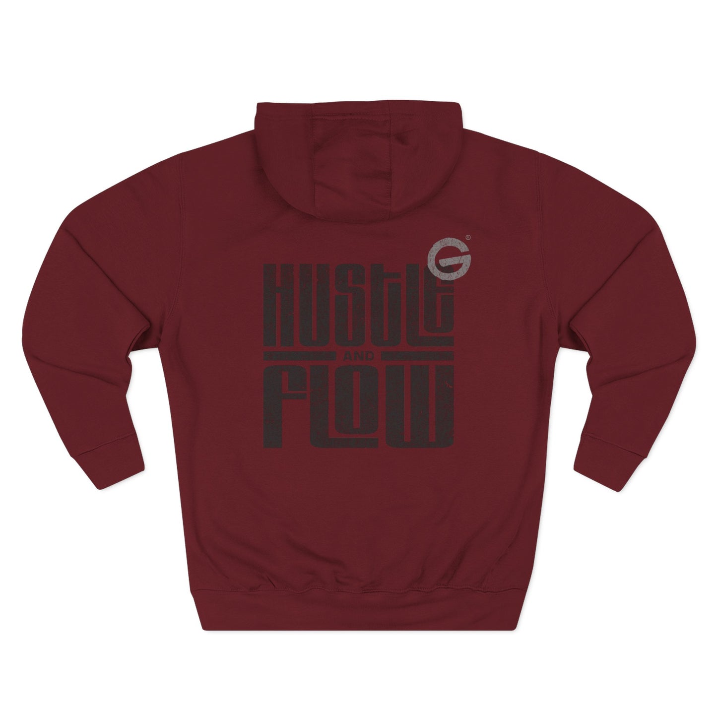 Hustle Flow Motivational Fleece Hoodie
