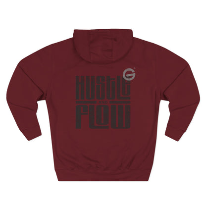 Hustle Flow Motivational Fleece Hoodie