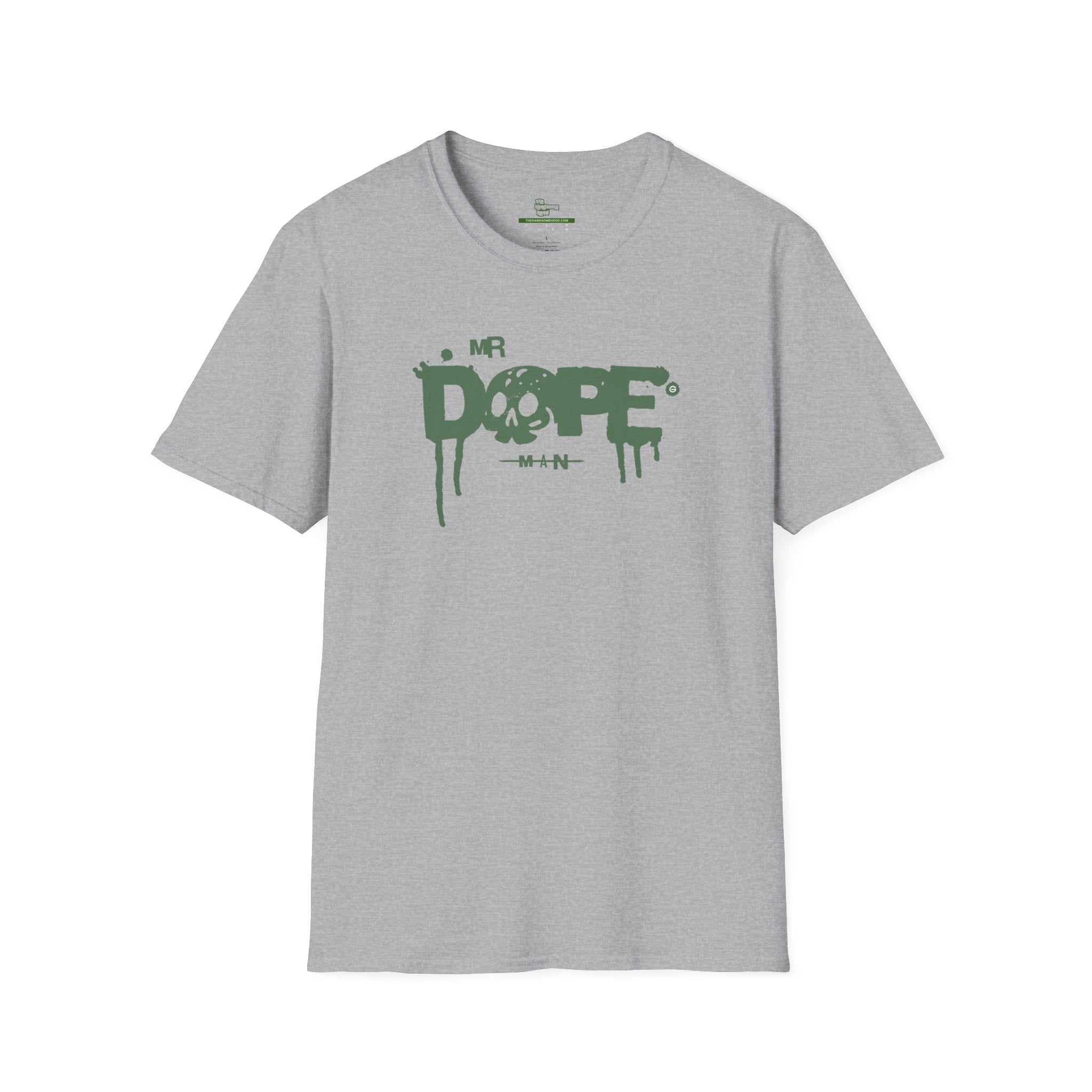 Dope Skull Graffiti T-Shirt — "Mr Dope" Drip Streetwear Tee