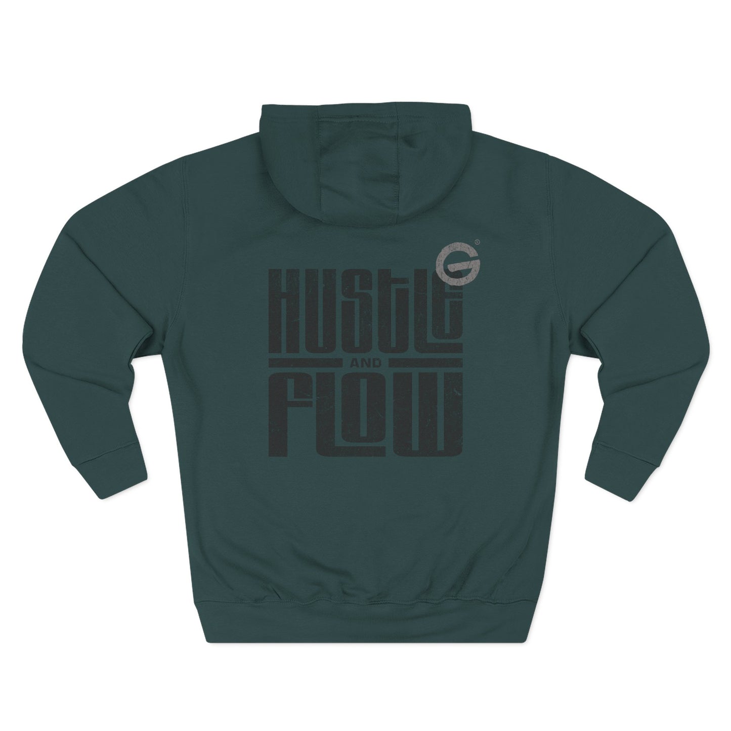 Hustle Flow Motivational Fleece Hoodie