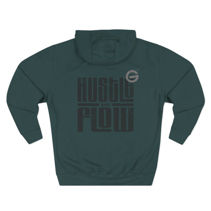 Hustle Flow Motivational Fleece Hoodie