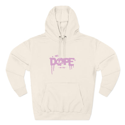 Dope Skull Graphic Hoodie Pink Drip Streetwear