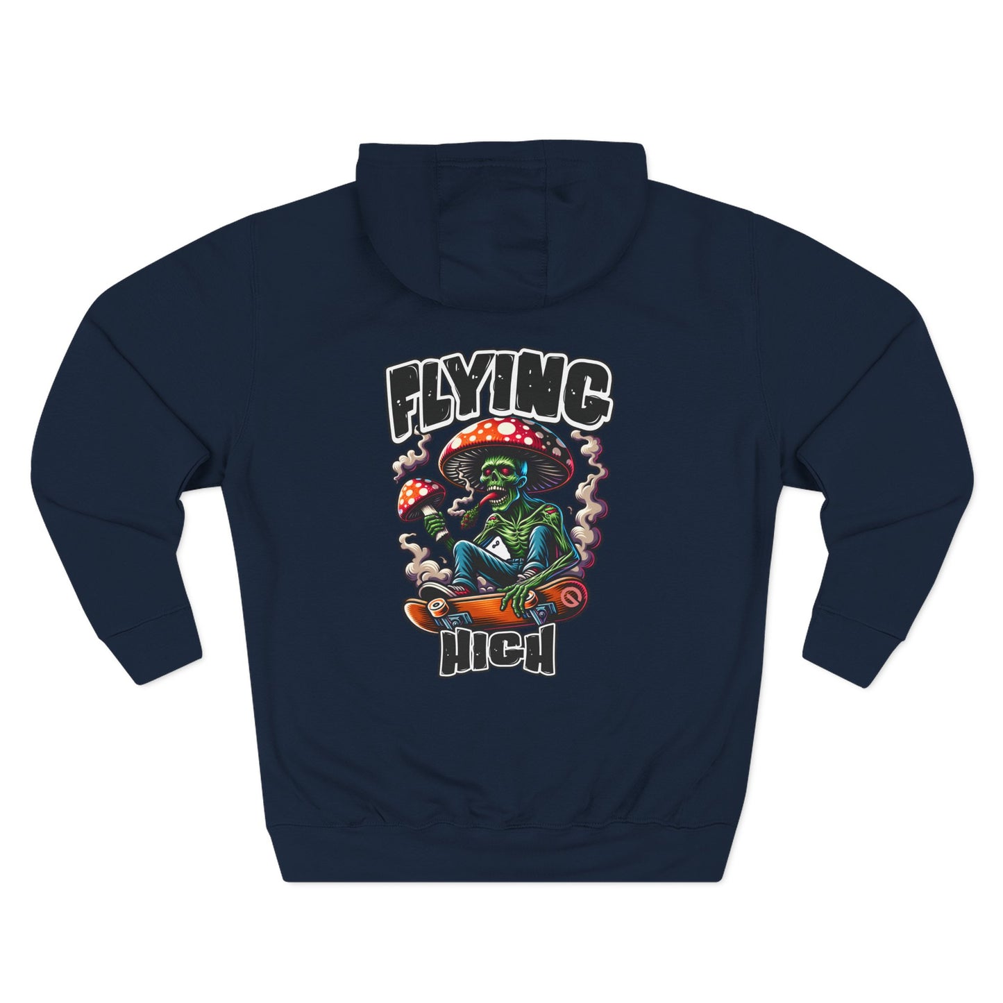 Flying High Mushroom Skateboard Hoodie
