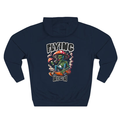 Flying High Mushroom Skateboard Hoodie
