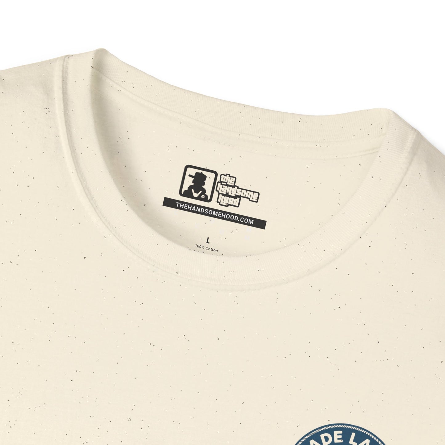 Glade Laksen Kvalitetsfisk T-Shirt — Vintage Salmon Fishing Tee