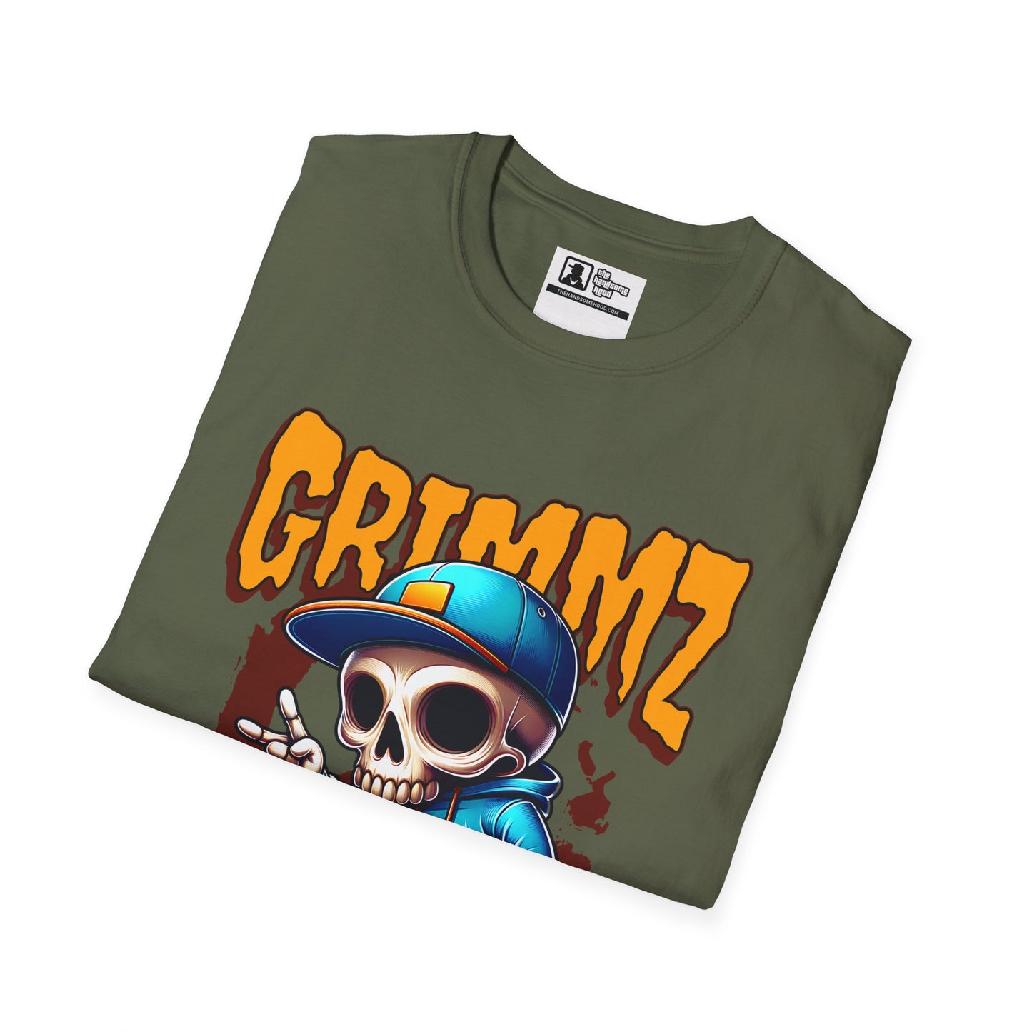 Grimmz Skull Skateboard T-Shirt