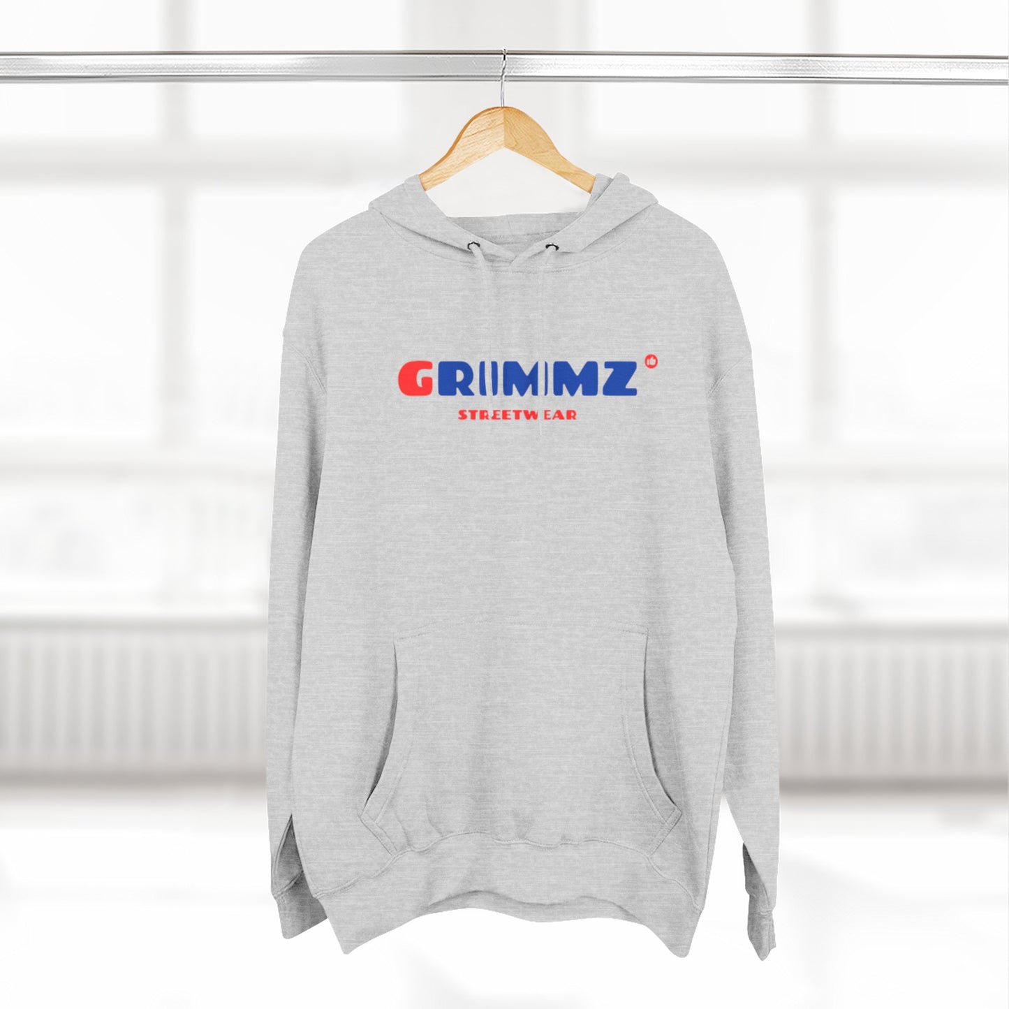 GRIIMZ Bold Red Blue Hoodie