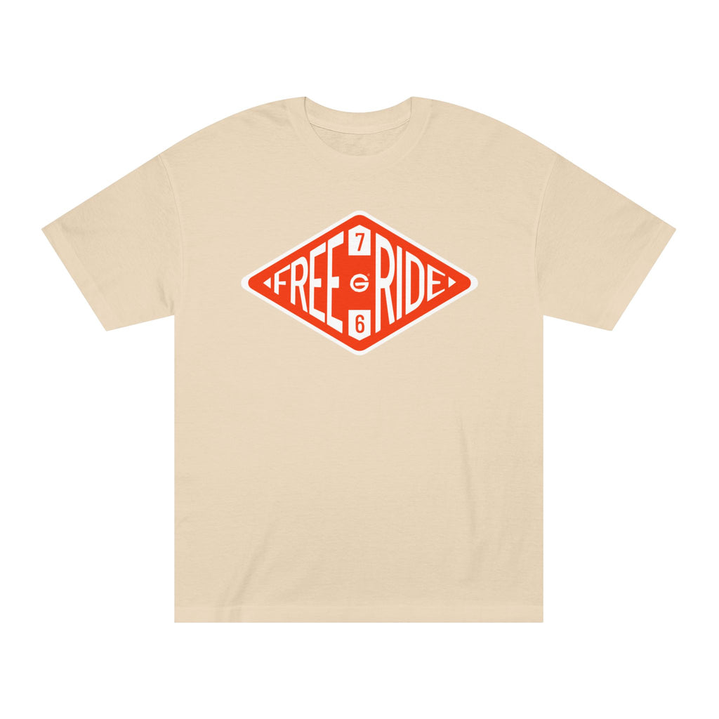 Free Ride 766 Retro Logo Tee — Vintage Surf/Skate Graphic T-Shirt
