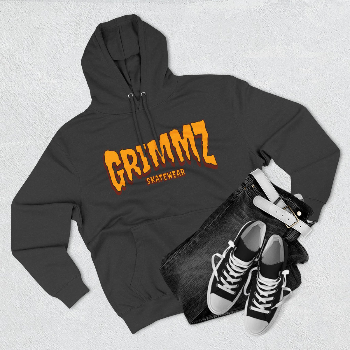 Grimmz Skateboarding Skeleton Hoodie