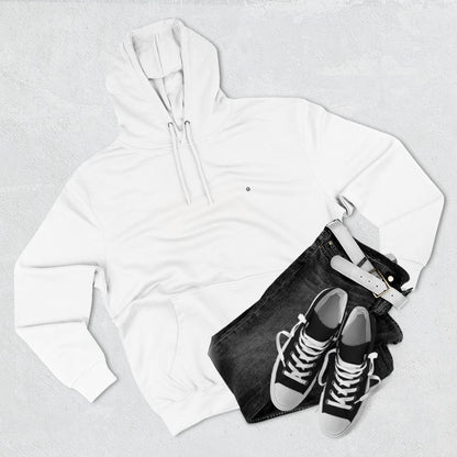 Classic White Three-Panel Hoodie