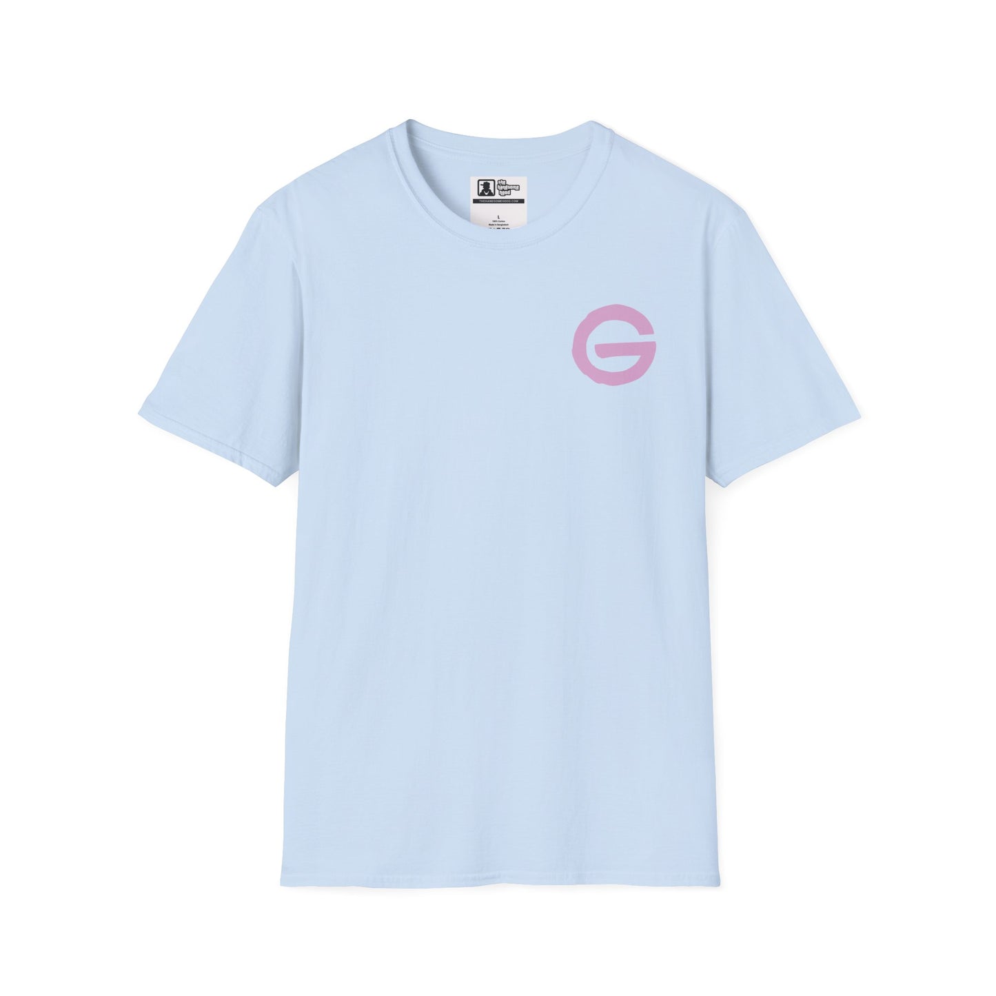 T-Shirt — Minimal Pink 'G' Logo Tee